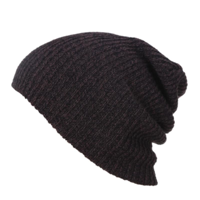 

Beanies Hip Hop Knitted Hat Women's Winter Warm Casual Acrylic Slouchy Crochet Ski Beanie Female Soft Baggy Skullies Men