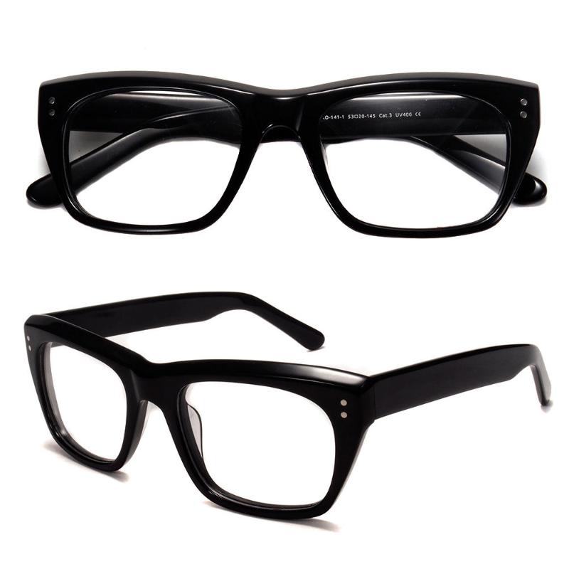 

Fashion Sunglasses Frames Retro Square Full Rim Acetate Size 53-20-145 Unisex Computer Optical Glasses