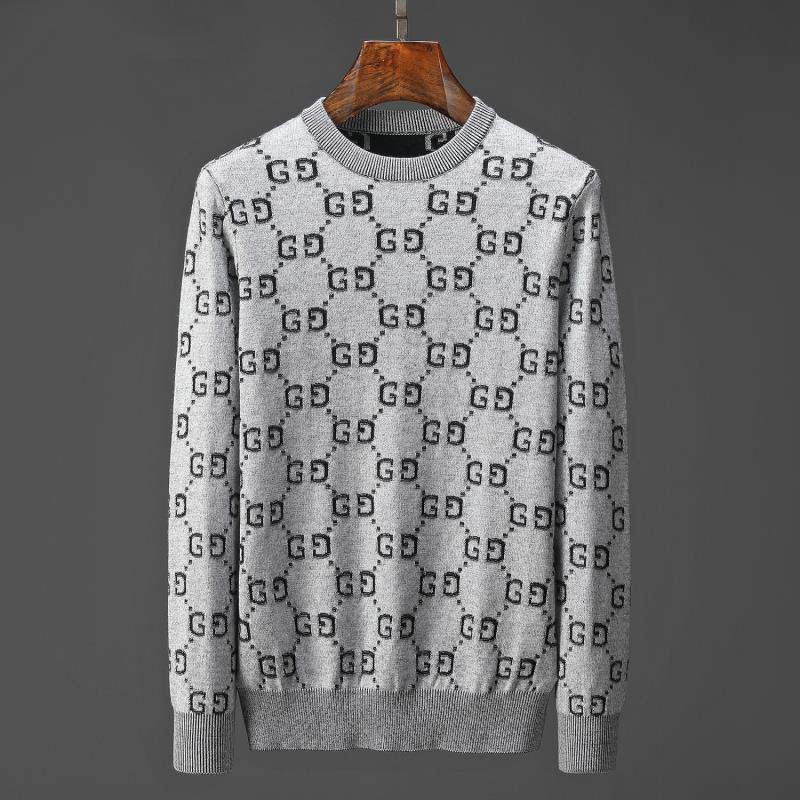

2021 Mens Causal Neck Sweater Autumn Winter Pullover Knitted designer Jumper Sweaters Slim Fit Male M-XXXL, White