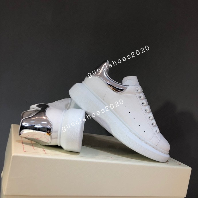 

2022 Women Sneakers Shoes Casual Genuine Leather Lace-up Sport Shoe Popular Flat Frosted Smooth Men Sheepskin for Top Quality size35-46 yn200712, 04
