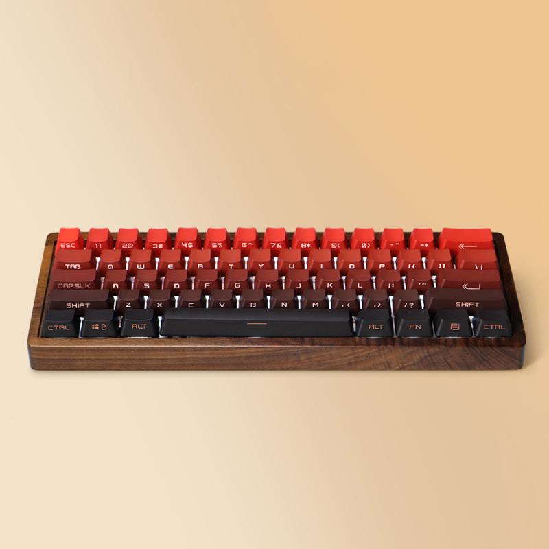 

Keyboards JKDK KeyCaps Set Side Print Backlit 68 84 96 104 Key Standard ANSI Shine Through Legends PBT OEM Profile For Mechanical Keyboard