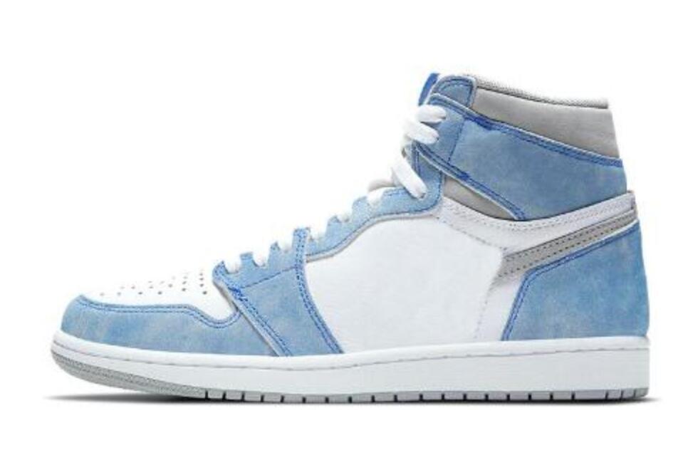 

Men Women University Blue Black Red 1S Sports Shoes Classic High Tip Leather Casual Shoe Boots, Color 27