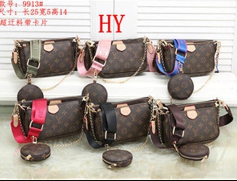 

POCHETTE ACCESSOIRES Designers luxurys women bag crossbody bag Leather handbags purses lady tote bagsTop LV Louis Vitton