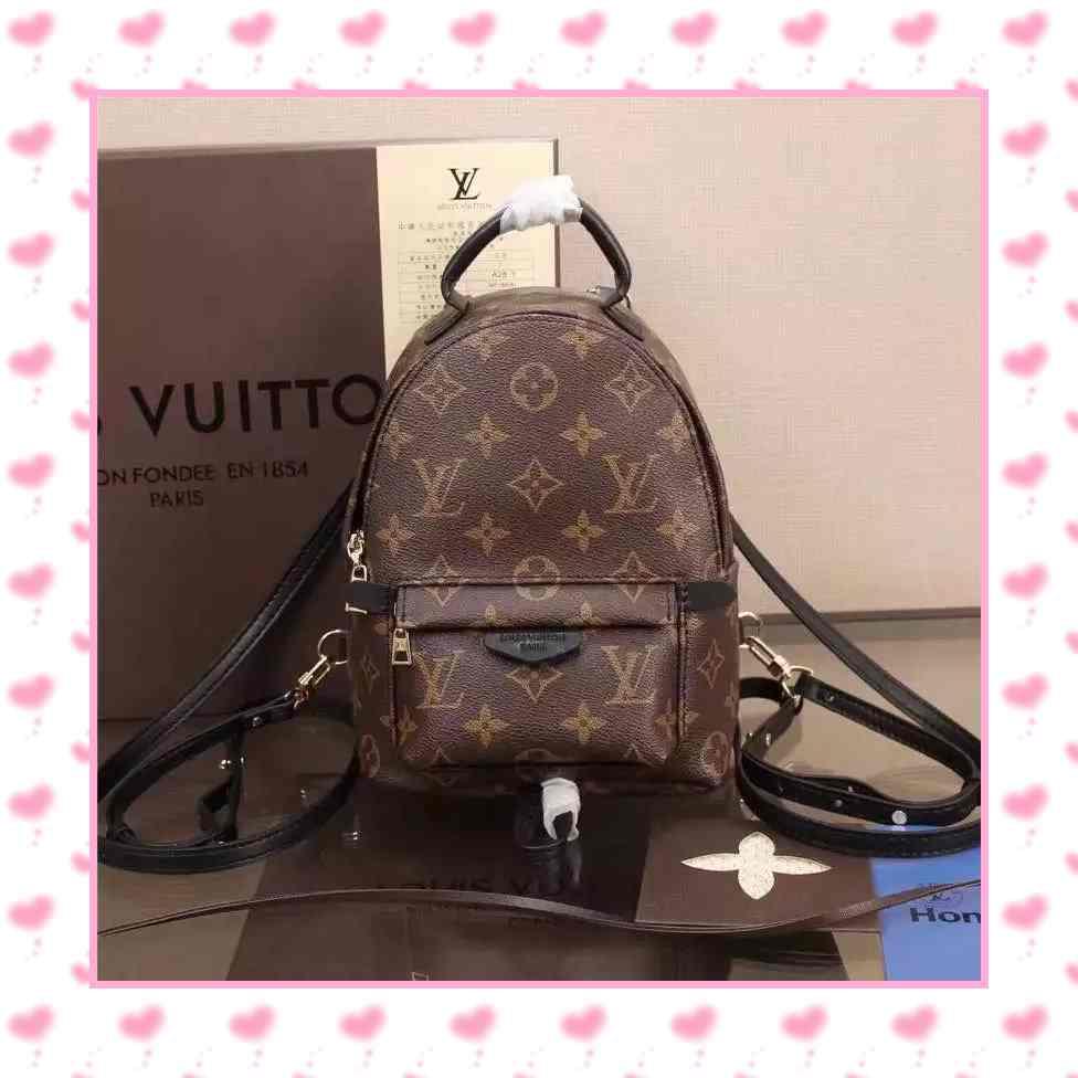 

99 LV LOUIS MONOGRAM BACKPACK BIG Shoulder Bag Women Leather Handbags MICHAEL Messenger Bags Lady Mini PALM SPRINGS Backpacks To, Red;black