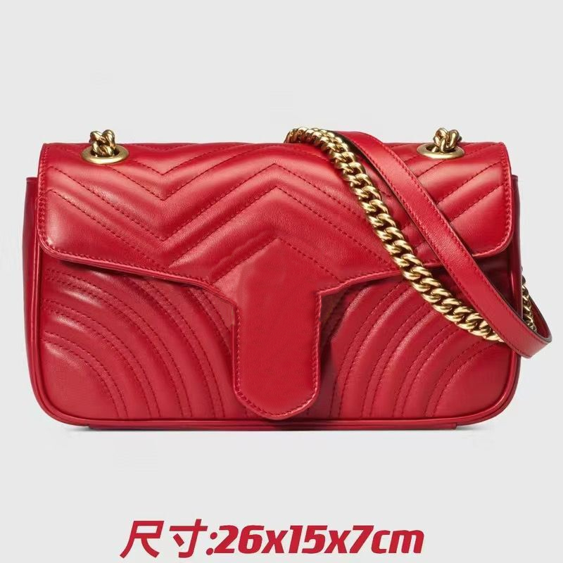 

Luxury fashion brand three-piece wallet embossed letter flower leather bag chain shoulder portable mini card holder with original box wholesale