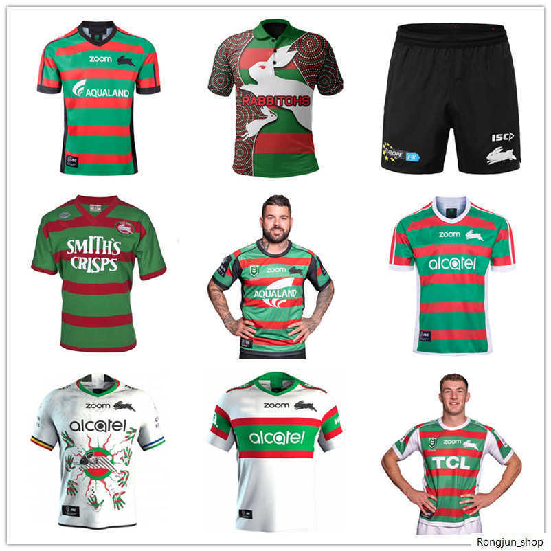 

2020 2021 top South Sydney rabbitohs home ANZAC Rugby Jersey national rugby league adult Jersey 20 21 Sydney rabbit Rugby Jersey, Black