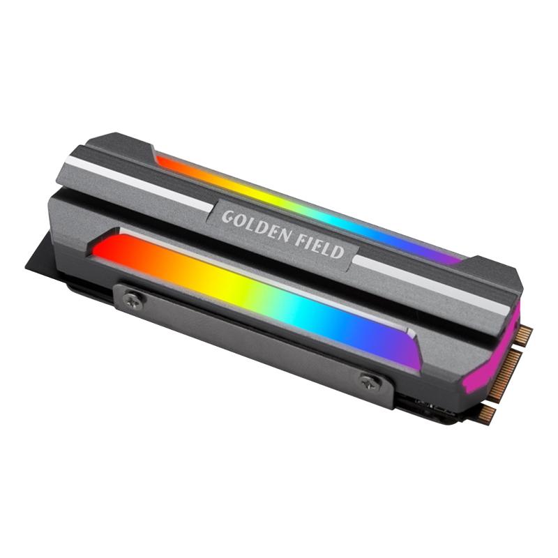 

Fans & Coolings Hard Drive Professional Radiator Office Desktop PC SSD Heatsink Thermal Pad M.2 2280 ARGB Heat Dissipation 5V 3pin Accessori