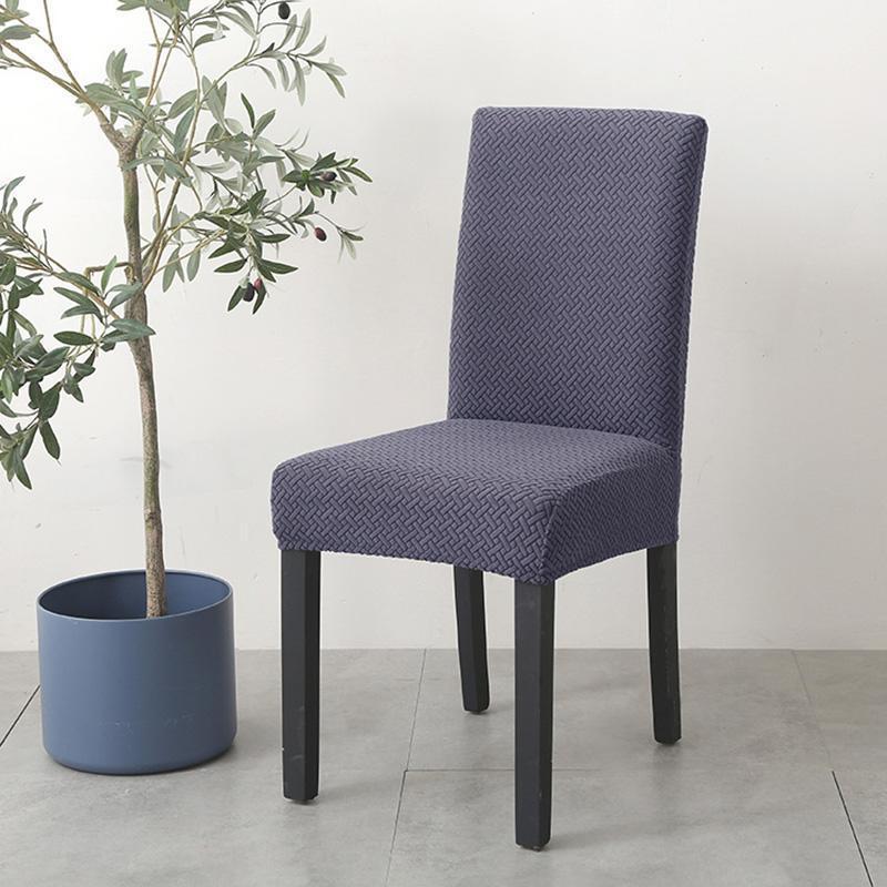

Stretch Chair Cover Thicken Polar Fleece Slipcover Anti-dirty Elastic Covering For Home Kitchen Dining Room Banquet Covers