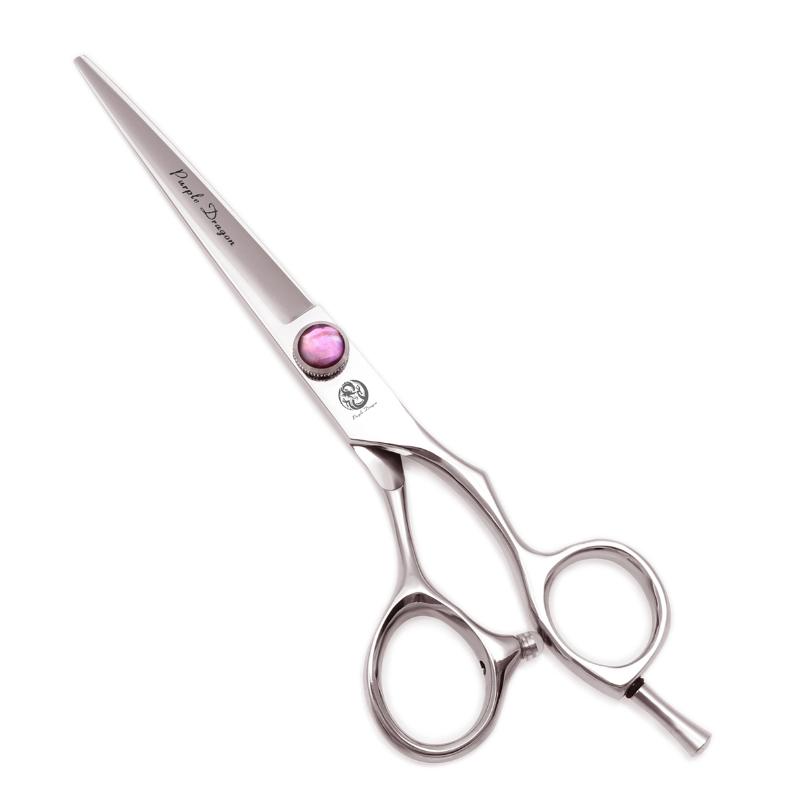 

Hair Scissors Professional Hairdressing 5.5" 6" Japan 440C Purple Dragon Barber Cutting Salon 9014# Razor Edge Series