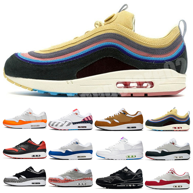 

2021 Top Quality 87 Running Shoes Fashion Zapatillas Deporte Mujer Femme Breathable Men Women Trainers Shoe 36-46, Color 1