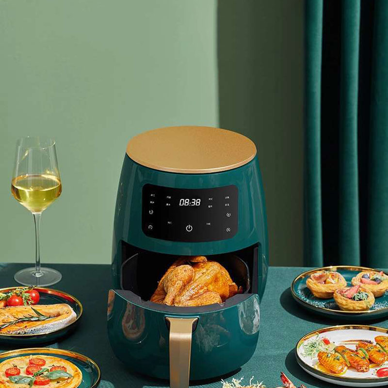 

English Air Fryer Export Household Multifunctional Touch Screen Large Capacity Fume-Free Fries