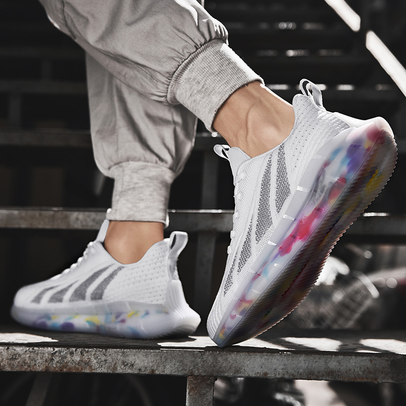 

2021 Summer Womens Mens Casual Running Shoes Student Outdoor Sports Sneakers Black White Green Size 39-45 Code 61-065