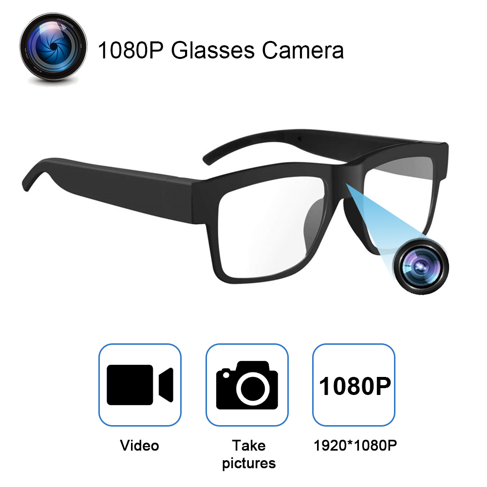 

1080P HD Mini Camcorders Camera Driving Record Cycling Video Smart Glasses With Eyewear Camcorder For Outdoor Cam