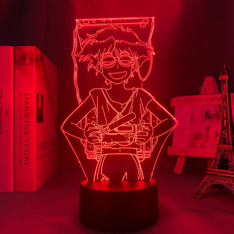 

Night Lights 3d Led Light Anime Cowboy Bebop Edward For Bedroom Decor Kids Brithday Gift Manga Room Desk Lamp