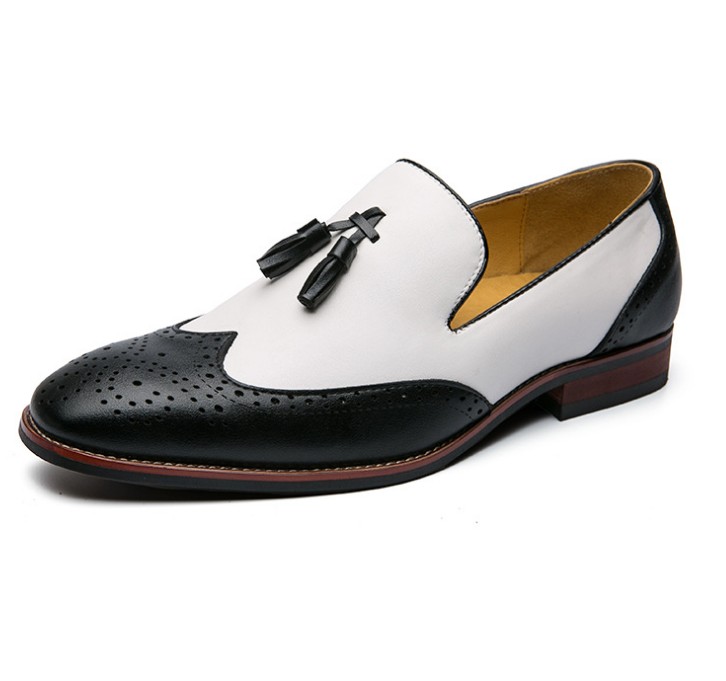 

Formal Office Mens luxury Dress Shoes Loafers Classic Coiffeur Wedding Casual Shoe Sapato Social Masculino Boots, Brown