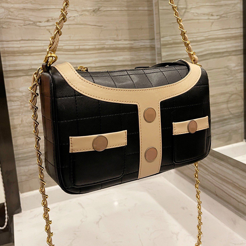 

Designer Women Shirt Crossbody Shoulder Bag Luxurys Designers Bags Paris Brand Cardigan Coat Design Messenger Handbag Lady Cowhide Genuine Leather Badge Handbags, Black