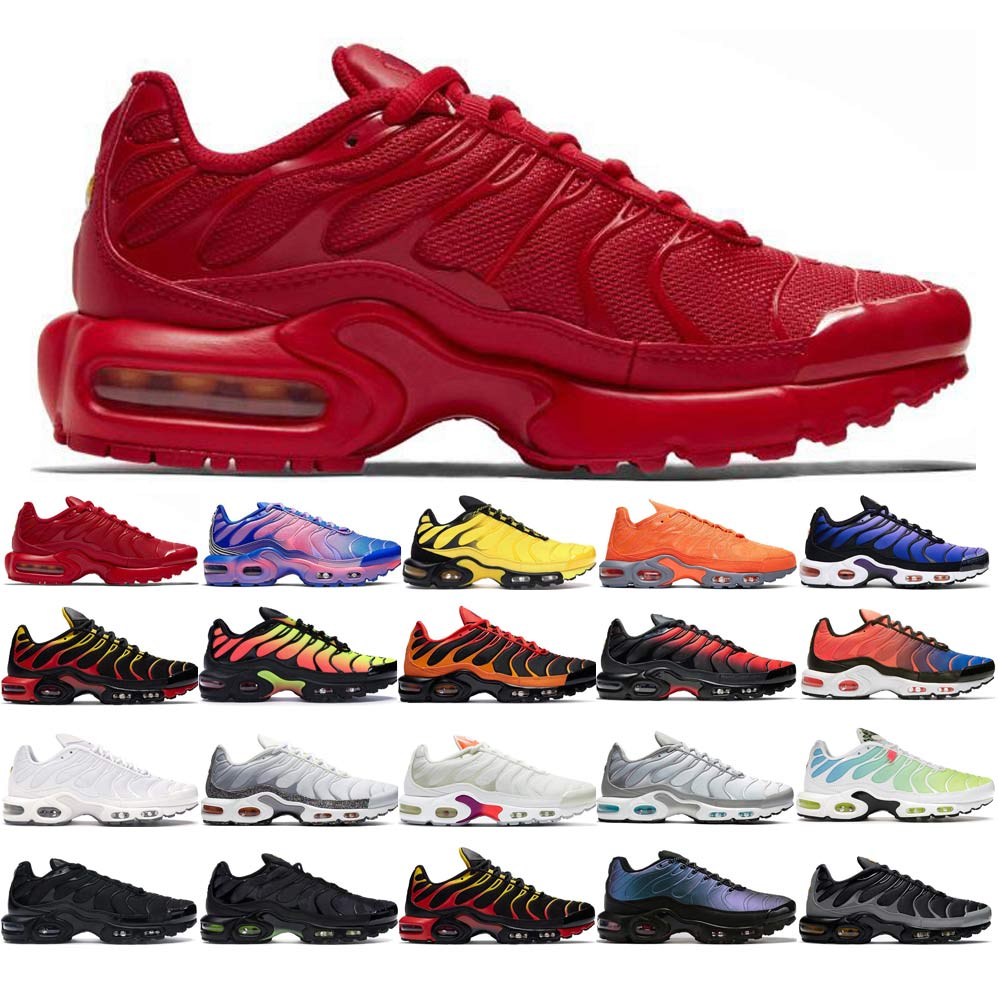 

tn plus Running Shoes men trainers Psychic Blue Atlanta White Volt Triple Black Orange Fuchsia Pink Aqua Silver Wolf Grey outdoor sneakers, 34