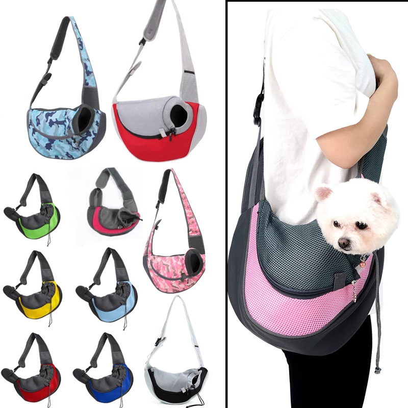 

Breathabe Pet Dog Carrier Outdoor Trave Handbag Pouch Mesh Oxford Singe Shouder Bag Sing Comfort Trave Tote Shouder Bag