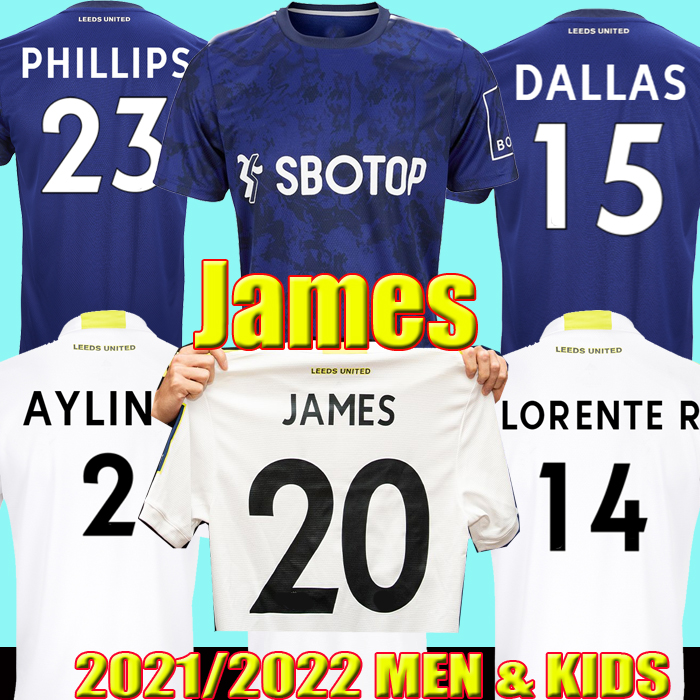 

2021 leeds united soccer jerseys JAMES PHILLIPS LLORENTE AYLING T.ROBERTS HARRISON RODRIGO M RAPHINHA POVEDA 21 22 Men kids kits football shirt maillot camiseta, Away