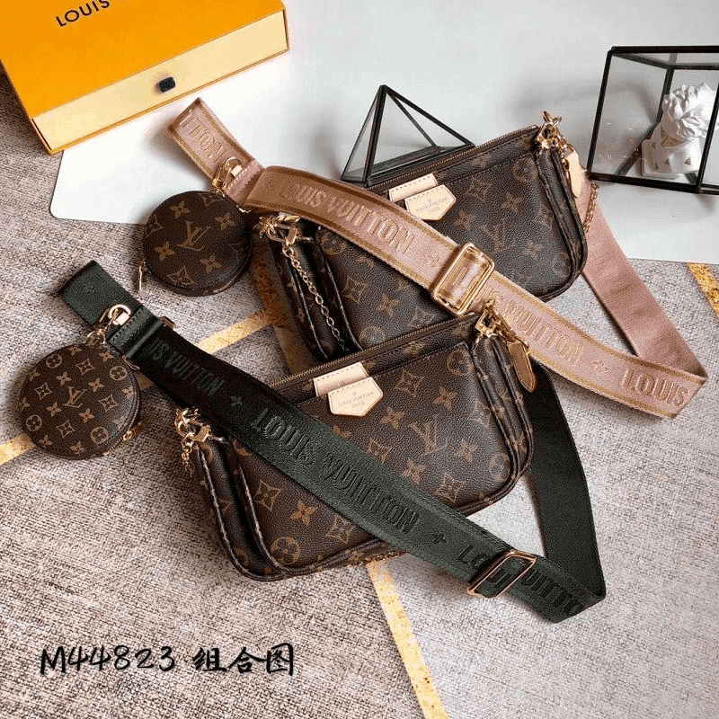 

GG's LOUIS's VUTTON's VITTONings LVs YSL'S Handbags MULTI POCHETTE Designer Shoulder Bag Luxury Lady Messengerbag Leathe