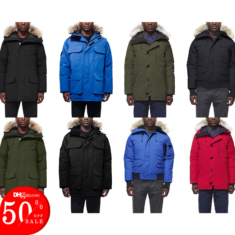 

Fashion Famous Classic Winter Down Parkas Hoody prevent the wind man canada Jackets Zippers Designer Top Quality Jacket Warm Coat Outdoor Parka, Photo color