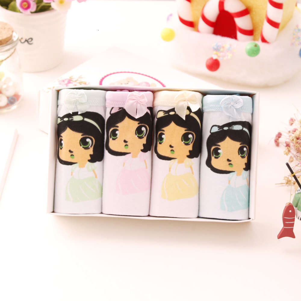 

1g 40 thread combed cotton printed cartoon children's underwear girls' baby, Camo