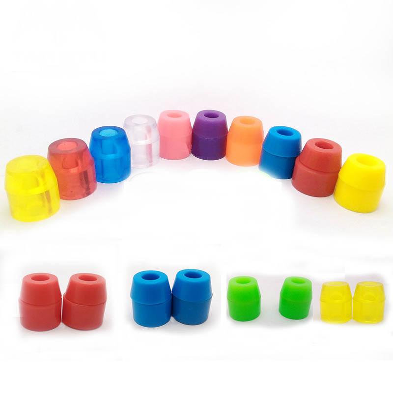 

Skateboarding 2021 4pcs Bracket Adhesive PU Skateboard Parts Suspension Bridge Pad Ring Gasket 90A SHR Superhard Frees, Pink