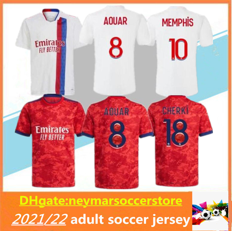 

21 22 Lyon soccer Jerseys 2021 2022 Olympique Lyonnais Digital Jersey MEMPHIS L.PAQUETA OL AOUAR TOKO EKAMBI Maillots de foot KADEWERE shirt, Black