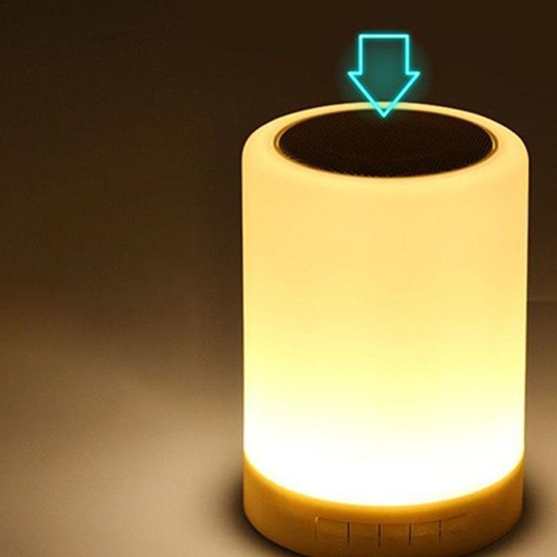 

Colorful Pat Lights At Night Wireless Mobile Phone Bluetooth Speaker Computer Card Home Smart Creative Portable Small Speaker