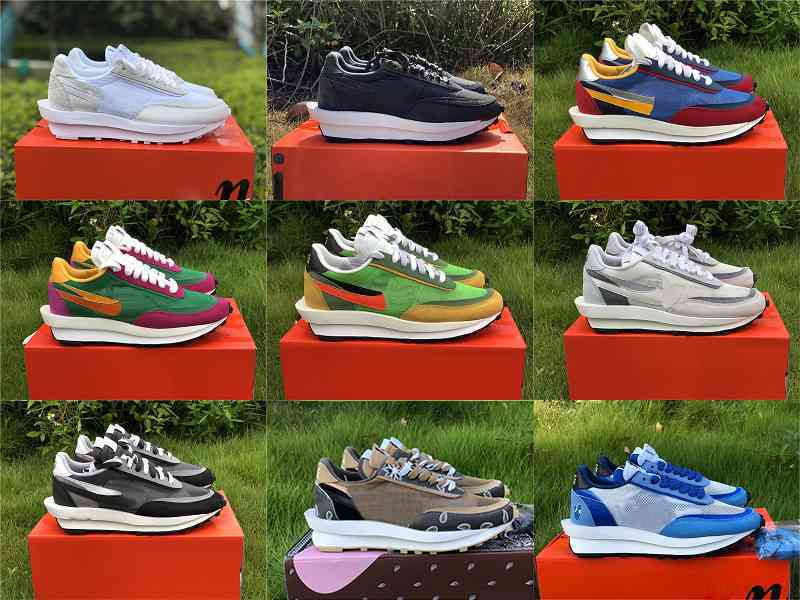 

Shoes Authentic LDV Waffle LDWaffle Athletic Men Women Daybreak NYLON Pine Green Blue White Chunky Dunky Trainers Original