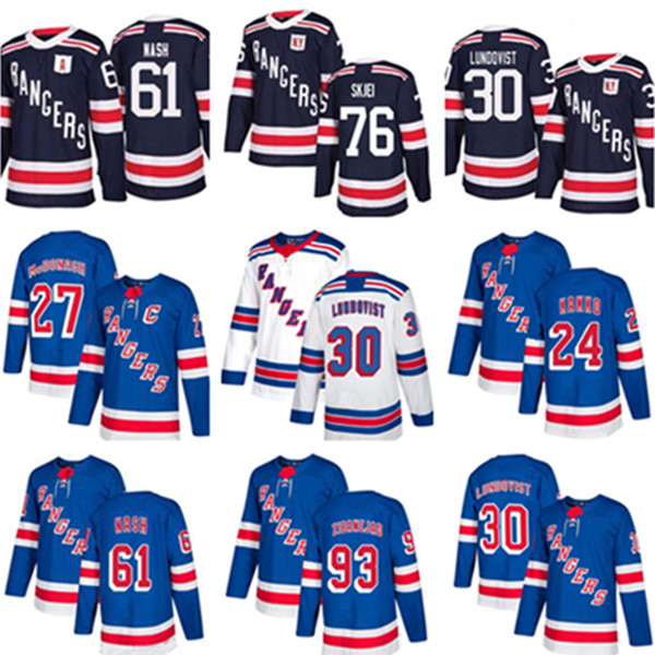 

Ne York Rangers Jersey 24Kaapo Kakko 10 Artemi Panarin 30 Henrik Lundqvist 27 Ryan McDonagh Nash Skjei Mika Zibanejad Chris Kreider NY Jerseys, Colour 4