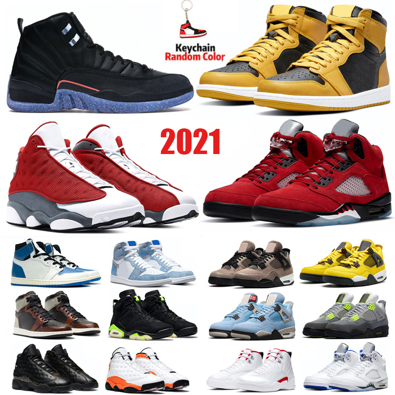 

Men air jordan4s basketball shoes jorden retro 1 high OG University Blue 4s women mens trainers sports sneakers Carmine 6s 13s Hyper Royal 12s 5s manbasketballshoes, #19 1s 5-12 obsidian