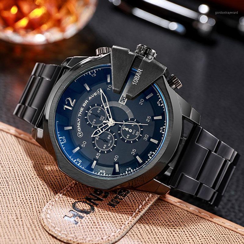 Top Male Watch Big Dial DZ Men's Watches Stainless Steel Calendar Digital Military Casual Sports Clock M Wristwatches
