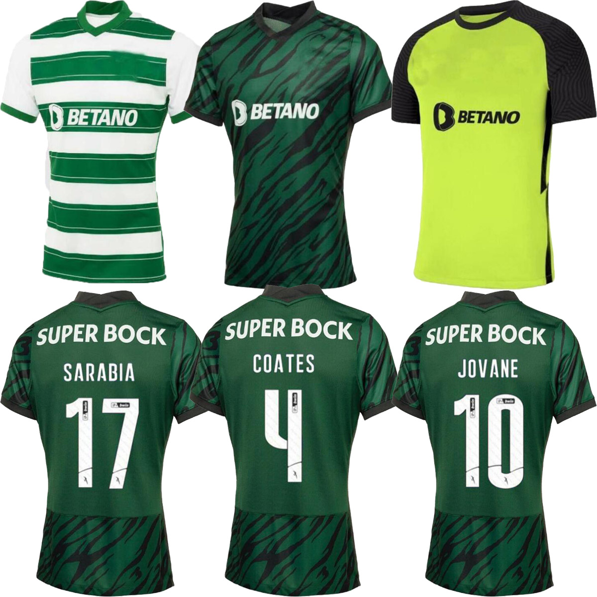 

Sporting CP 21 22 Lisboa soccer jerseys home and away 3th Lisbon Vietto COATES ACUNA 2021 2022 Club football shirt maillots de foot, Gold