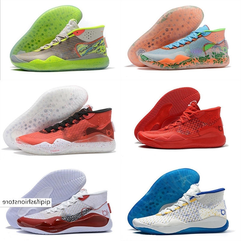 

best quality Basketball Shoes 12s Kevin Durant XII Mens Trainers Playoff All Red Triple Black Camouflage Sport Shoes Man Designer Sneakers u