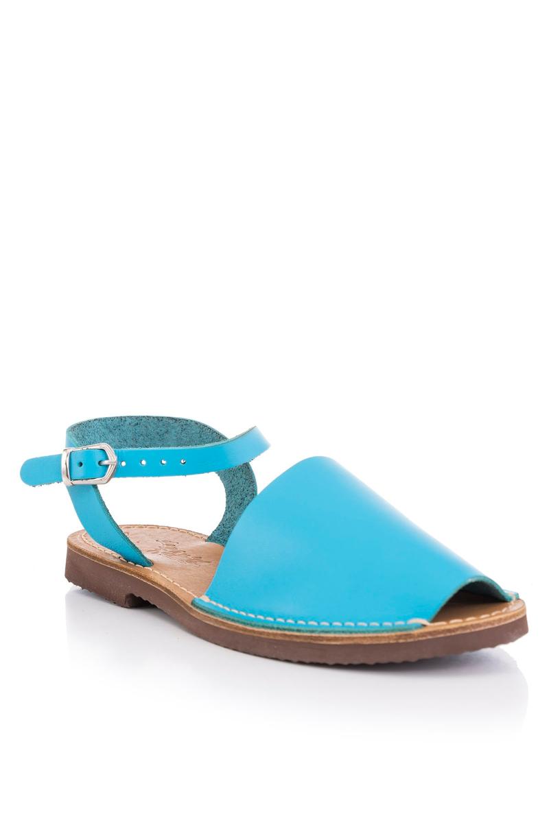 

Sandals Handmade Genuine Leather Blue Women Sandals-basement, As pic