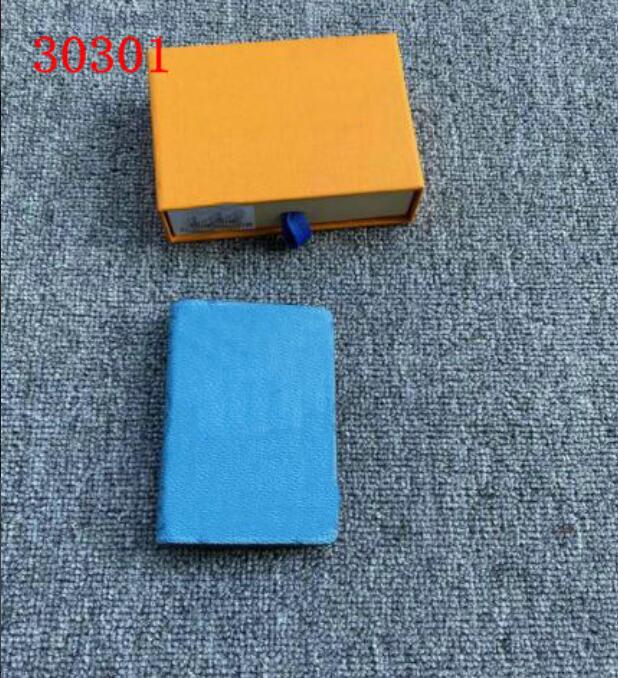 

2022 Designer Card Holder Wallet Short Case Purse Pouch Quilted Genuine Leather Womens Men Purses Mens Key Ring Credit Coin Clutch Bag, Blue