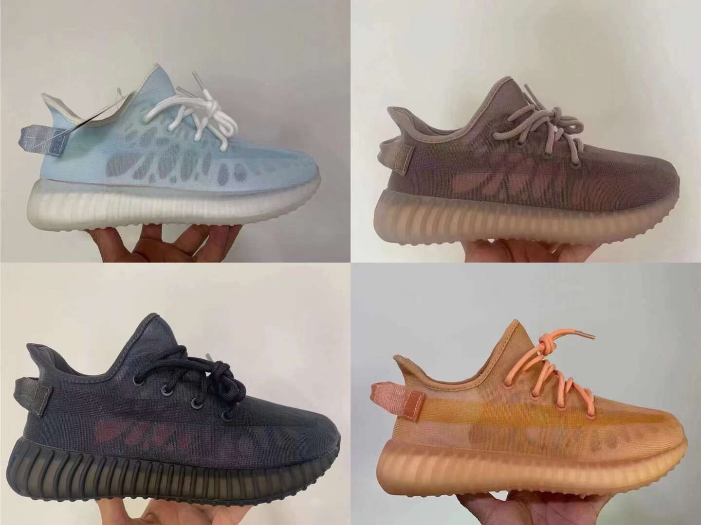 

Mono Pack V2 Running Shoes Men Women Shoe Ice Clay Mist Cinder Tail Light Carbon 3M Static Reflective Trainers Black Red Zebra Beluga Mens Womens Sneakers, Mono ice