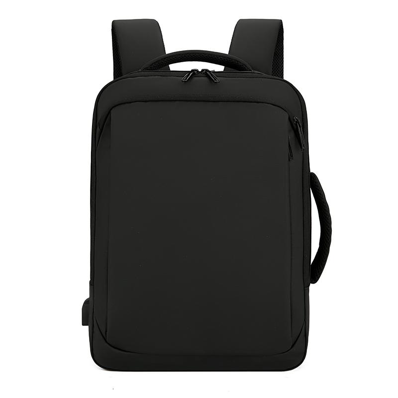 

Backpack Business Laptop 15.6 Inch Fashion Men Travel Back Pack Multifunction Nylon School Bagpacks For Teenagers, Black