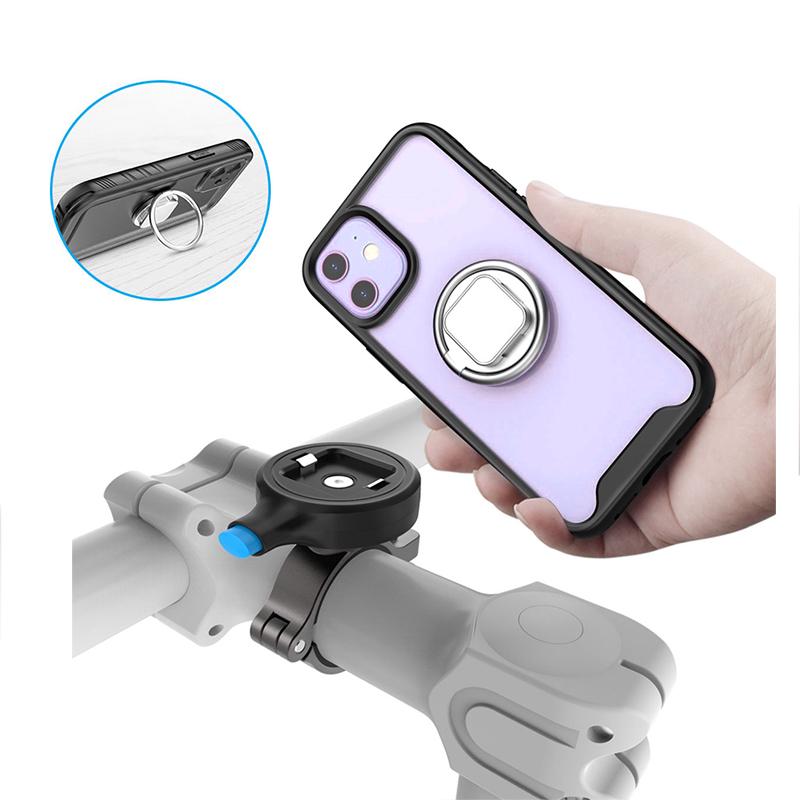 

Cell Phone Mounts & Holders PlusAcc Metal Bike Mount&Waterproof Bicycle Case For 12/12 Mini/12 Pro Max Dropproof Adjustable Cycling A
