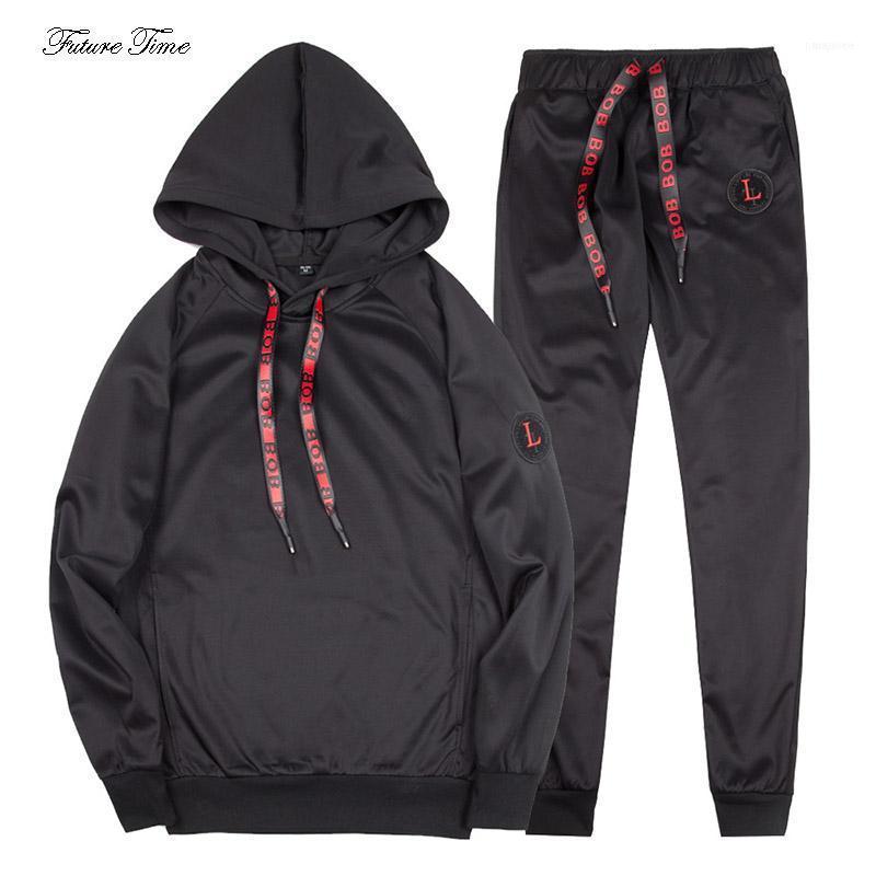 

Men's Tracksuits Men Suit 2021 Spring Solid Casual Male Hooded Hoodie Sweatpants Slim Outdoors Trousers For Traveling And Athletics WY1661, Gray