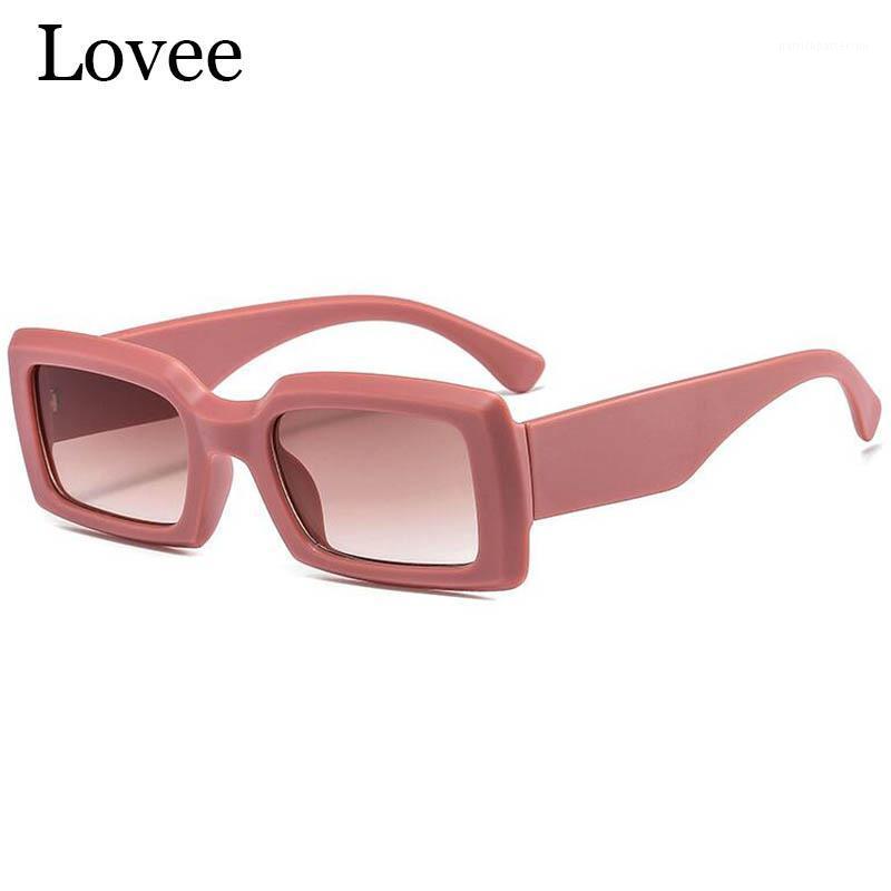 

Fashion Square Colorful Sunglasses Men Vintage Small Frame Gradient Sun Glasses Women Stylish Black Sport Goggles UV400