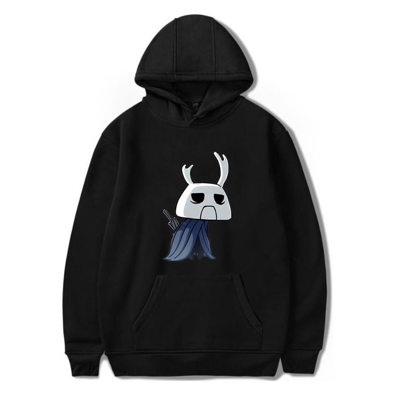 

Women's Hoodies & Sweatshirts Hollow Knight Men/womens Casual Hooded Harajuku Streetwear Boys Women-Clothing, Black