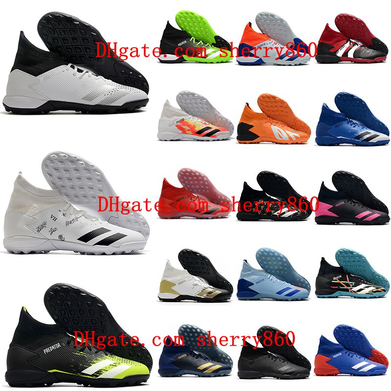 

2021 soccer shoes PREDATOR 20.3 TF cleats Turf football boots tango Tacos de futbol Trainers Sports size 39-45, As picture 6