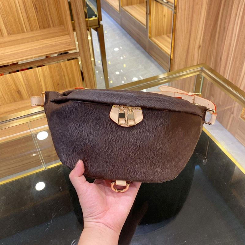 

Waist Chest Bag Crossbody Bags Coin Purse Handbags Fashion Genuine Leather L Letter High Quality Zipper Adjustable Shoulder Strap