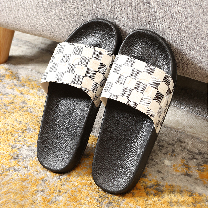 

Summer household women's large size slippers 37-45, high quality outdoor comfortable non-slip soft beach sandals, Black