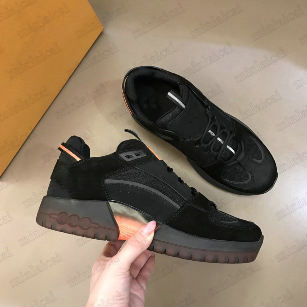 

Lucien Clark A VIEW Sneaker Men Designer Luxurys Casual Shoes Technical Textile Calf Leather with Reflective Bicolor Rubber Outsole Trainer Runner Sneakers, Customize