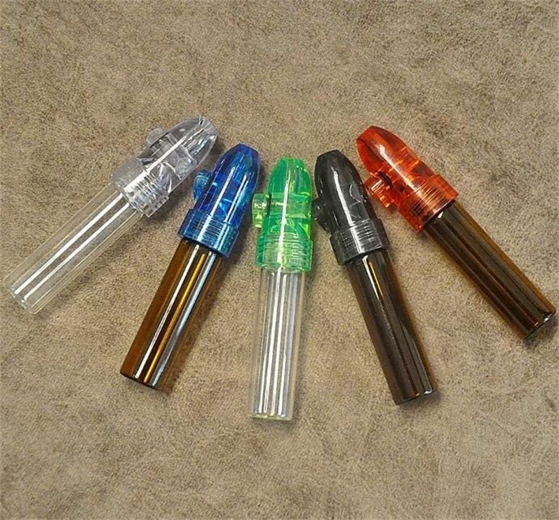 

Snuff Bullet Box Dispenser Snuffer 67mm/82mm Height Acrylic Glass Snorter Rocket SNUFF BOTTLE Snuff Snorter Sniffer Dispenser display 329 V2
