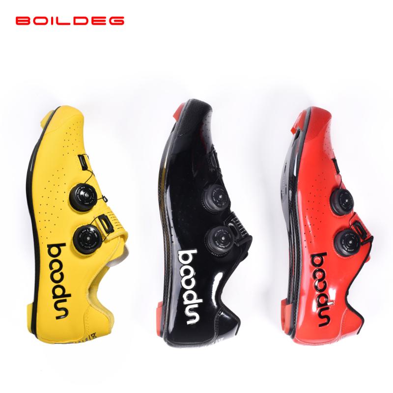 

Cycling Footwear Professional Road Shoes Ultralight Carbon Fiber Bicycle Racing Outdoor Sports Bike Self-Locking, Road shoes black