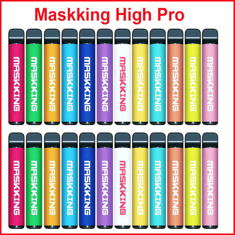 

Wholesale Maskking High Pro Disaposable Pods Device Kit E-cigarettes 1000 Puffs 600mAh Battery 3.5ml Prefilled Cartridge Pod Vape Stick Pen